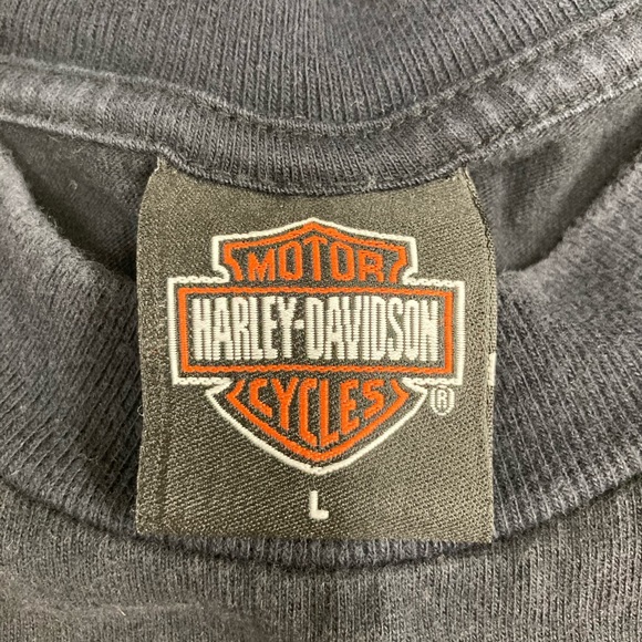 HARLEY-DAVIDSON Men’s/Unisex Black Short Sleeve Graphic Tee Shirt Size Large - Picture 6 of 9